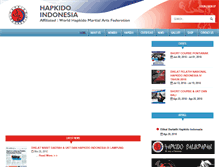 Tablet Screenshot of hapkidoindonesia.com